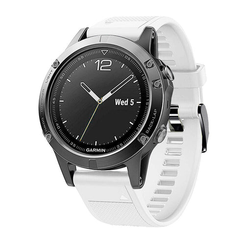 Correa silicona Garmin Quatix 8 - 47mm (blanco)