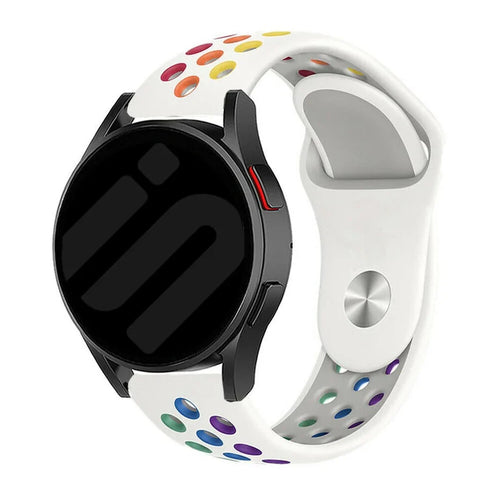 Correa deportiva Huawei Watch GT 7 - 46mm (blanco/arcoíris)