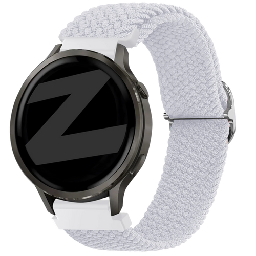 Bandz Garmin Vivomove 3s Adjustable Braided Strap (White)