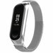 Correa milanese Xiaomi Mi Band 3/4 (plateada)