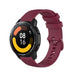 Correa silicona lujo Xiaomi Watch S1 (rojo oscuro)
