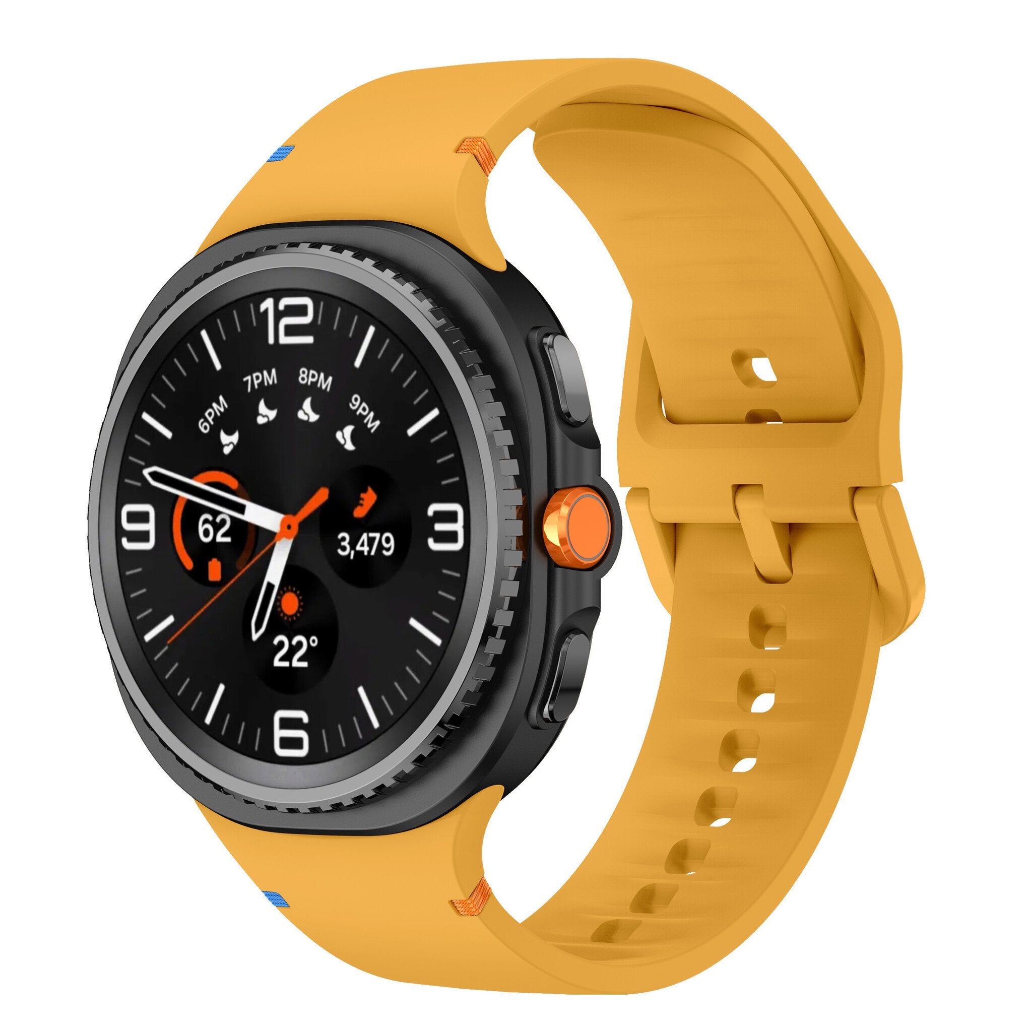 Correa silicona Samsung Galaxy Watch 8 - 40mm (amarillo)