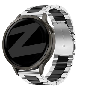 Bandz Garmin Approach S50 Steel Strap 'Classic' (Silver/Black)
