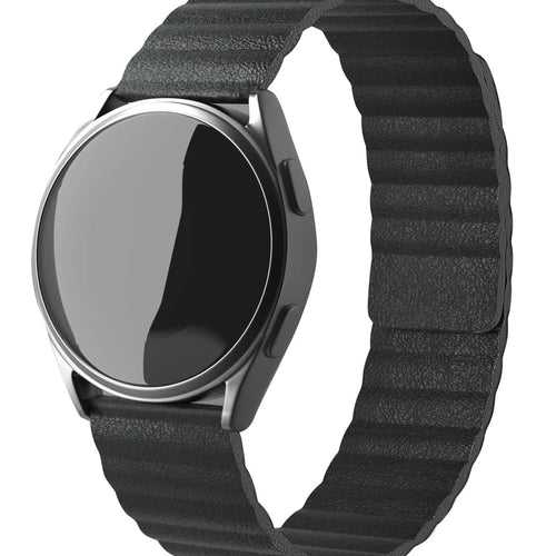 Coros Pace 2 Leather Loop Strap (Black)