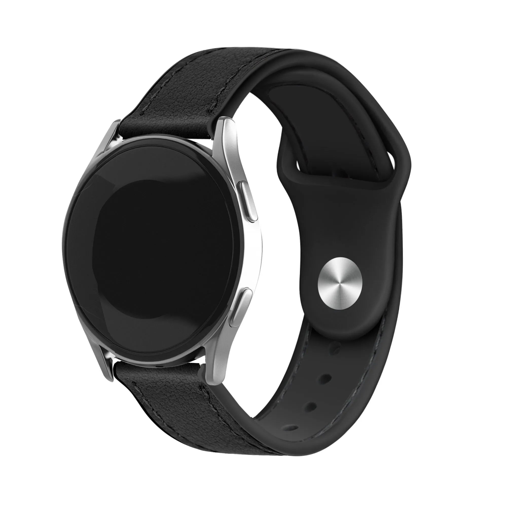 Correa cuero híbrida Coros Apex 42mm (negro)