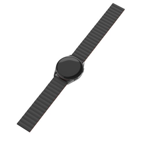 Correa silicona magnética Huawei Watch GT 7 Pro (negro/naranja)