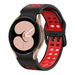 Samsung Galaxy Watch 4 40mm Squared Sport Strap (Black/Red)