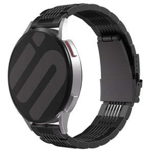 Huawei Watch GT 6 - 46mm Premium Steel Link Strap (Black)