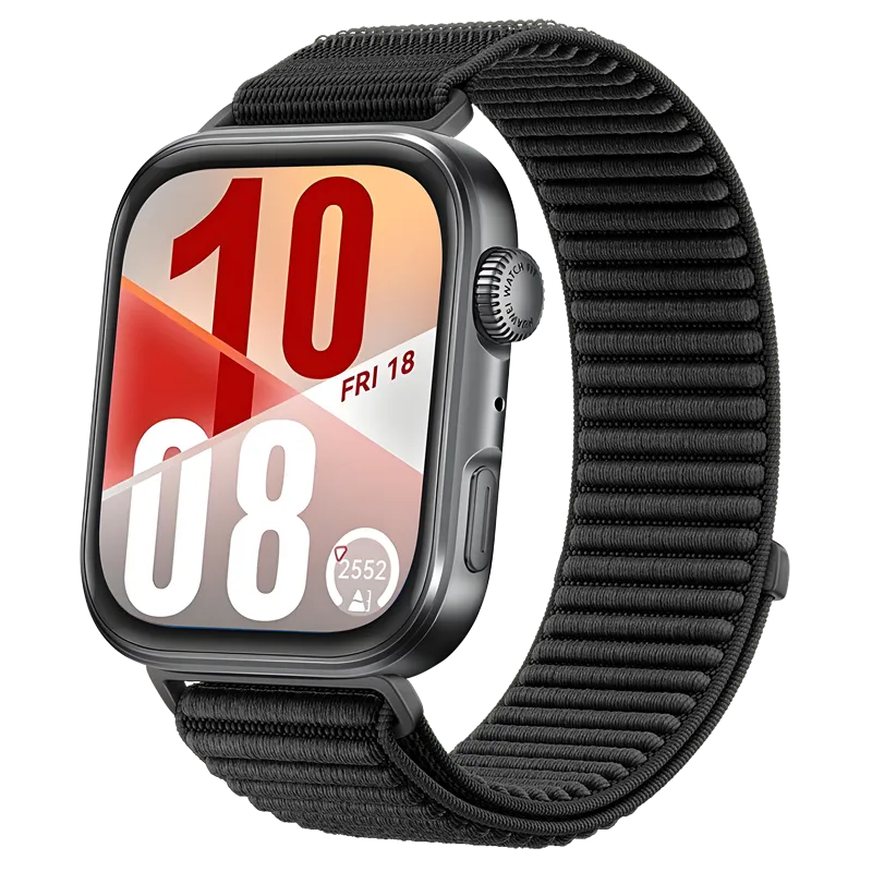 Correa nylon ondulada Huawei Watch Fit 5 (negro)