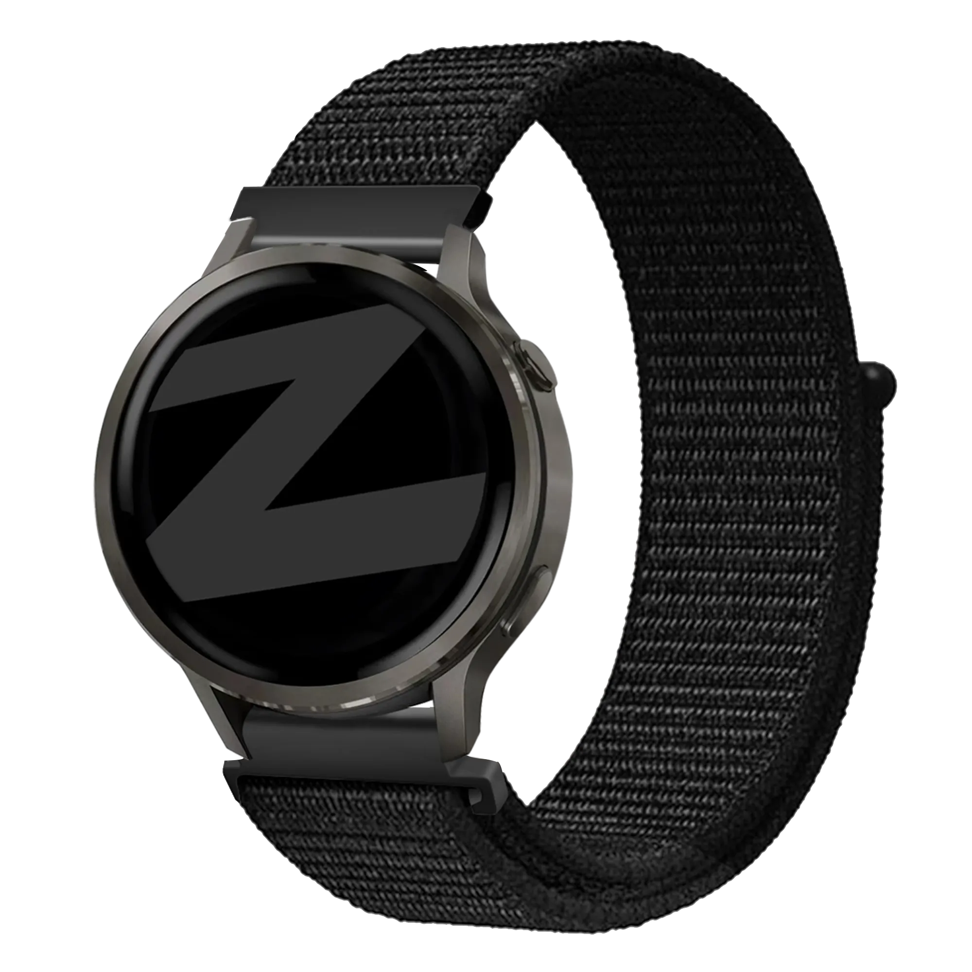 Bandz Garmin Forerunner 265s Nylon Loop Strap (Black)