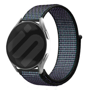 Correa nylon Huawei Watch GT 7 Pro (negro/azul)