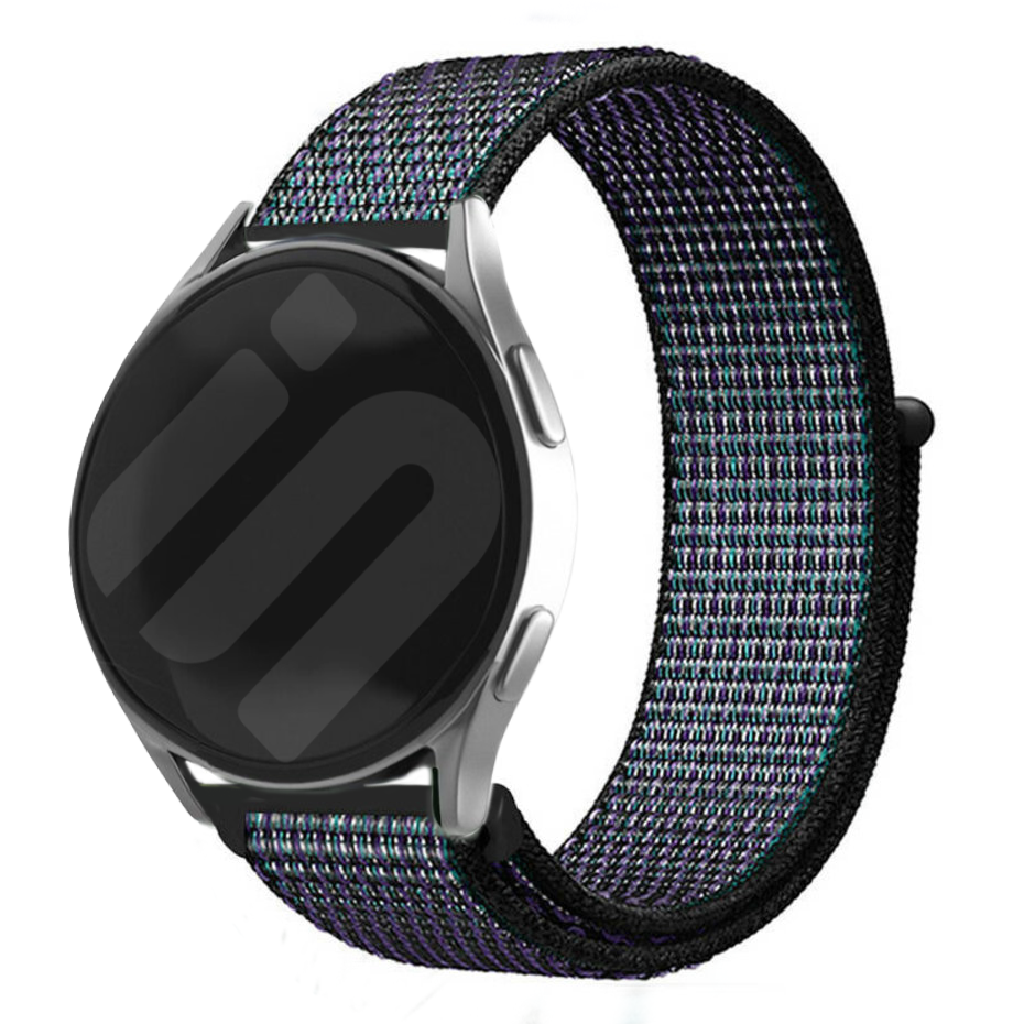 Correa nylon Amazfit Bip 6 (negro/azul)