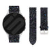 Correa cuero brillante Galaxy Watch FE (negro)