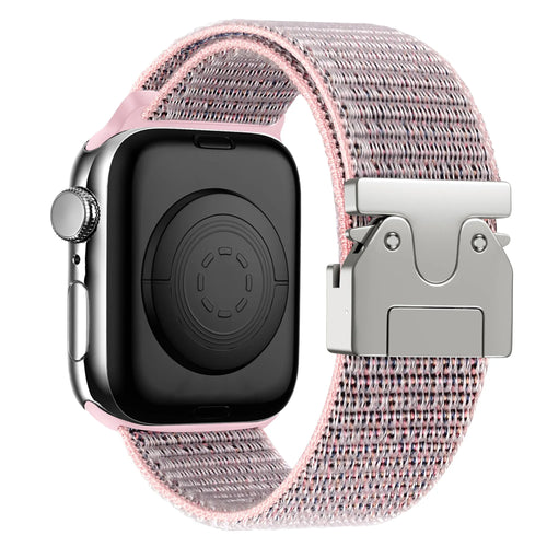 Nylon Strap 'Classic' P-Buckle, on a watch, 3/4 rear view