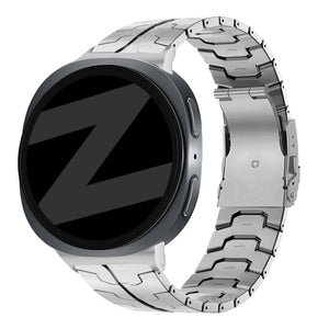 Bandz Samsung Galaxy Watch 8 - 40mm Steel Strap 'Iron' (Silver)