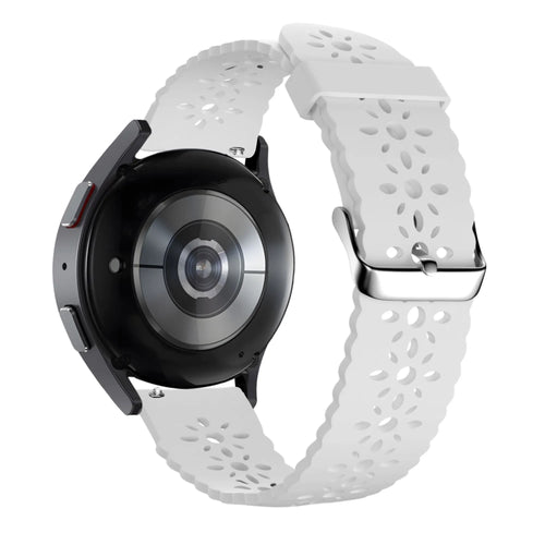 Bandz Coros Apex 2 Patterned Silicone Strap (White)