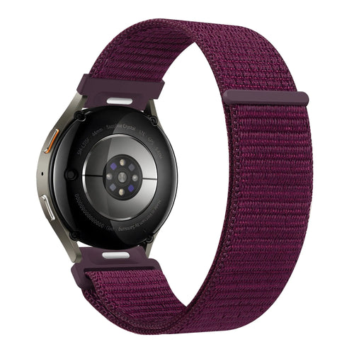 Bandz Oppo Watch X2 Mini Nylon Strap 'Easy Fit' (Plum)