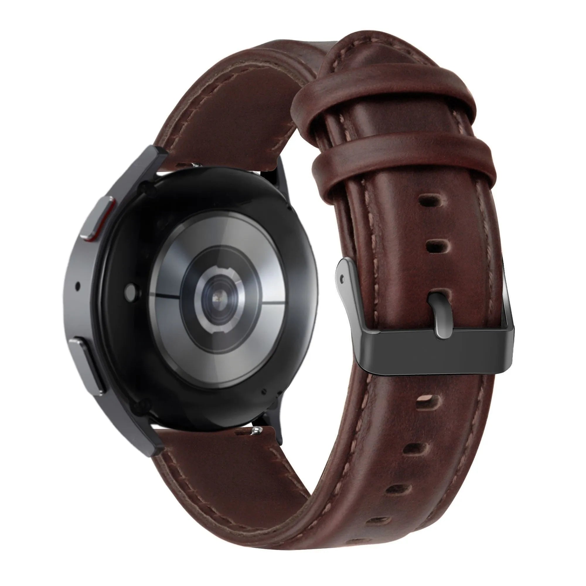 Bandz Suunto Run Leather Strap 'Classic' (Dark Brown)