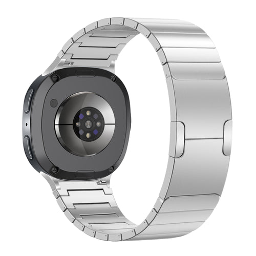 Bandz Samsung Galaxy Watch 8 - 40mm Titanium Strap 'One Bead' (Silver)