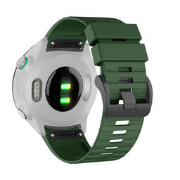 Bandz Correa silicona con hebilla Garmin Instinct 3 - 50mm (verde oscuro)
