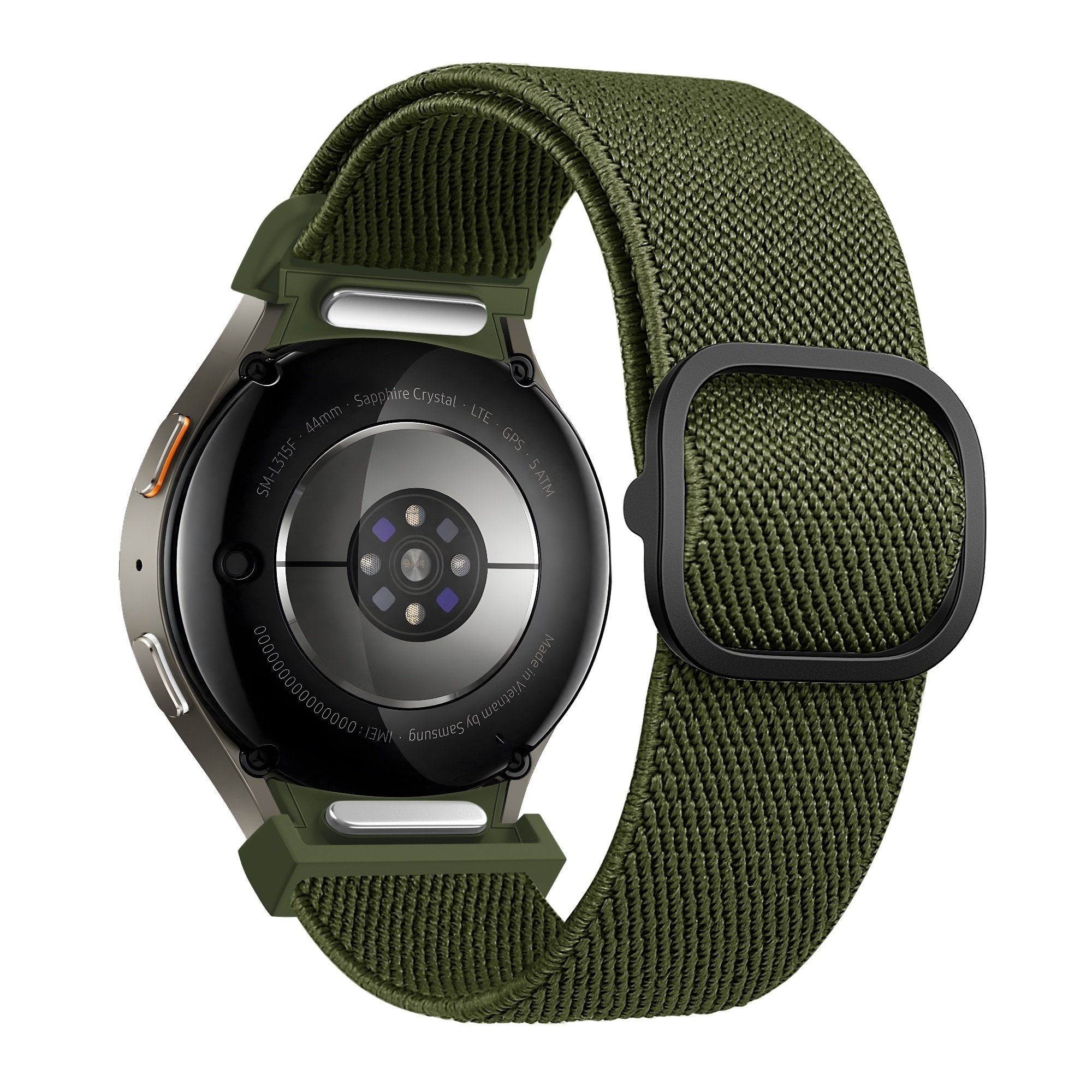 Bandz Samsung Galaxy Watch FE Elastic Strap 'Easy Fit' (Green)