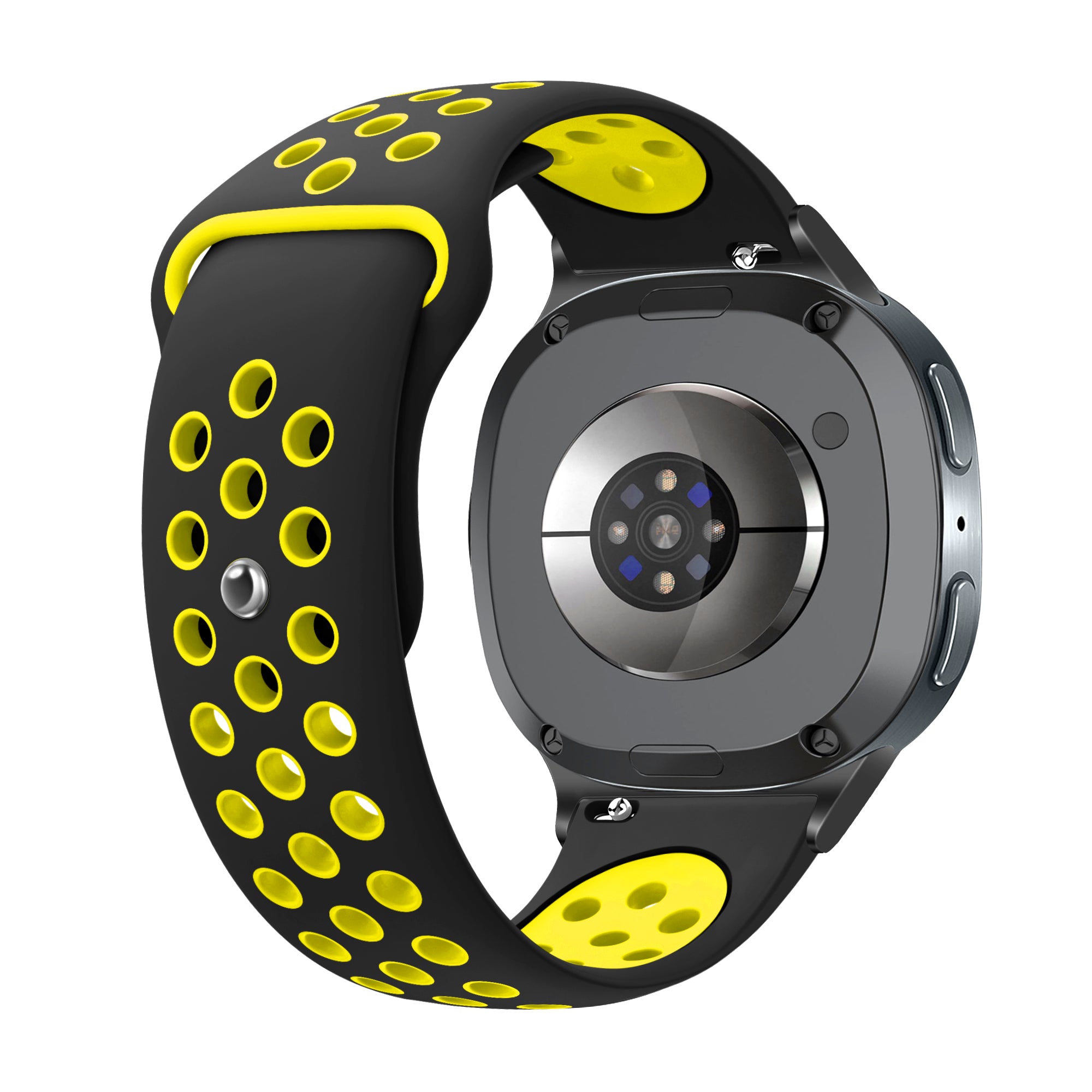 Correa deportiva Samsung Galaxy Watch 8 Classic (negro/amarilla)