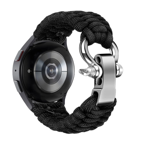 Correa nylon cuerda Realme Watch S Pro (negro)