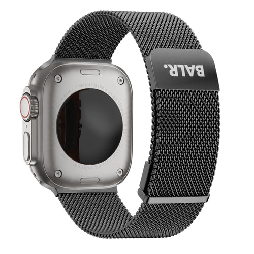 BALR Apple Watch Ultra Milanese Strap (Black)