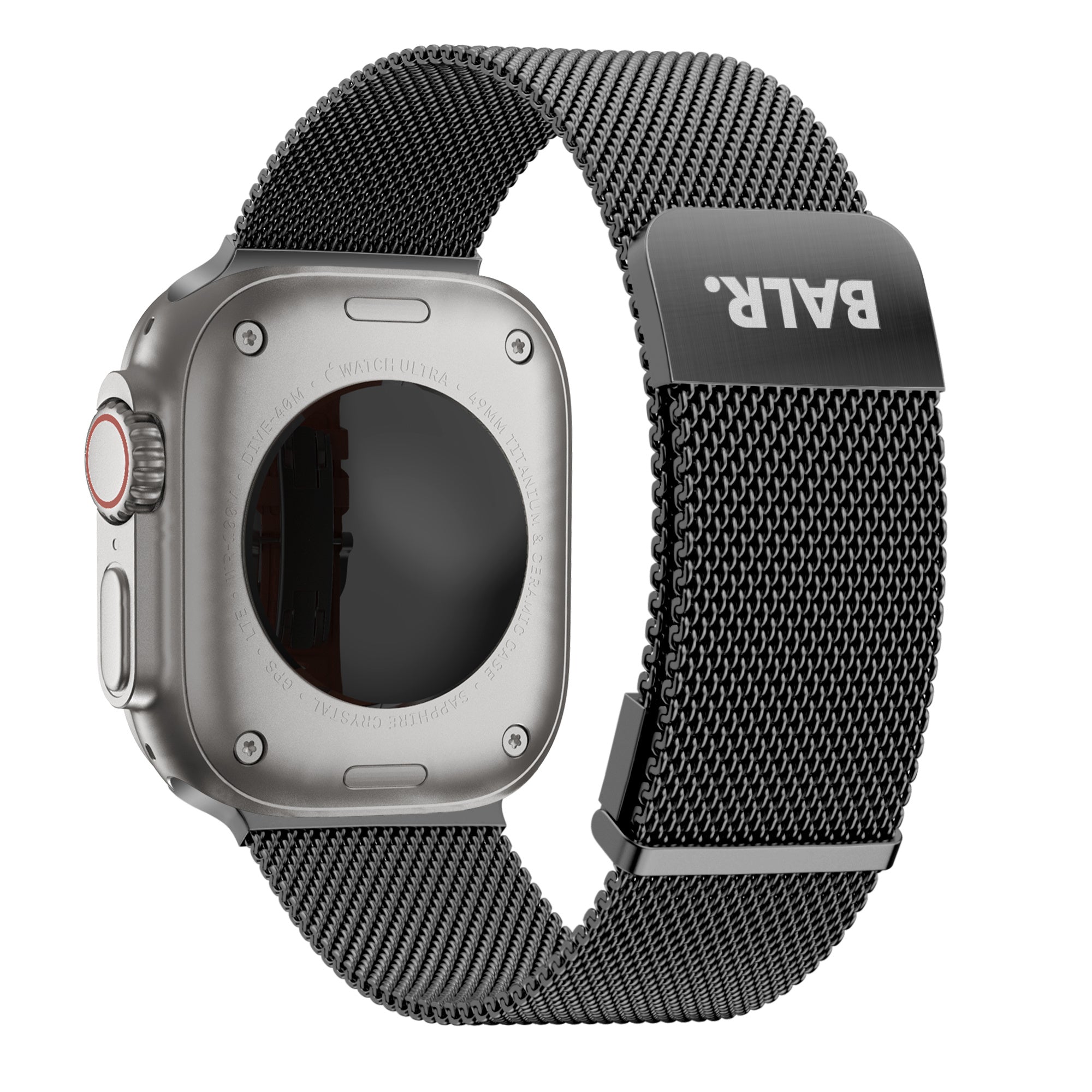 BALR Correa milanesa Apple Watch Ultra (negro)