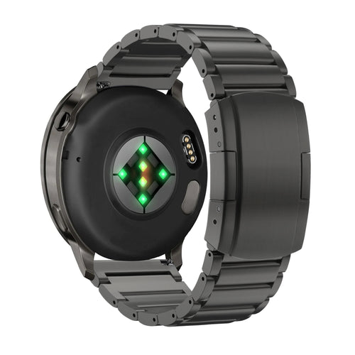 Bandz Garmin D2 Air X15 Titanium Link Strap (Black)