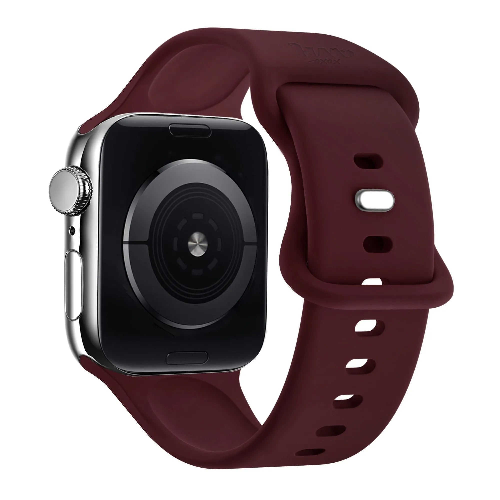 xoxo Wildhearts Apple Watch Silicone Strap (Burgundy)
