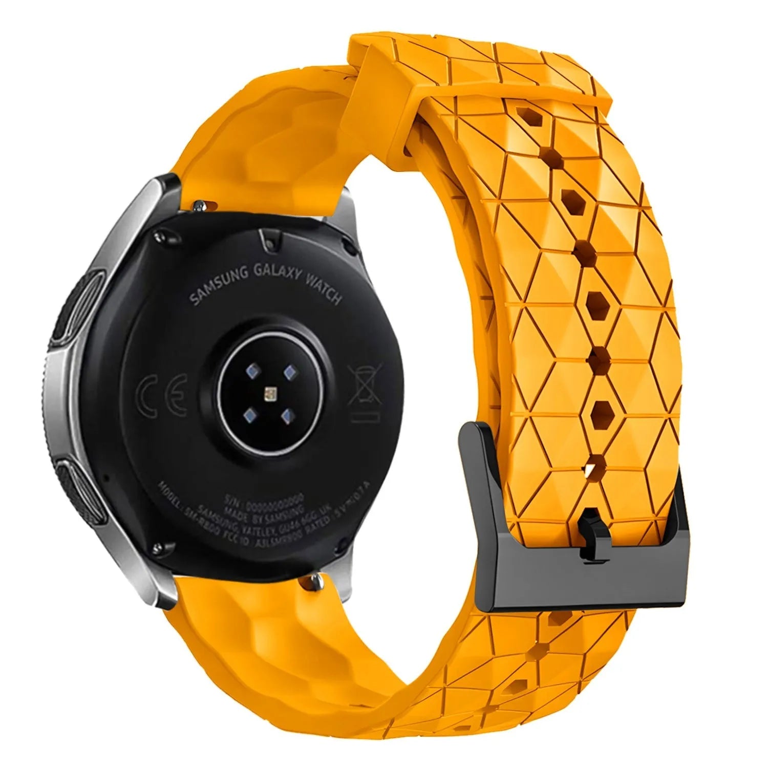 Amazfit GTS 4 Silicone Hexa Strap (Orange)