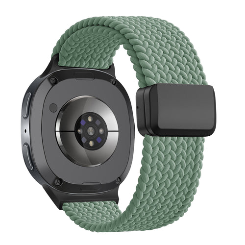 Bandz Correa trenzada magnética Samsung Galaxy Watch 8 - 44mm (pino verde)