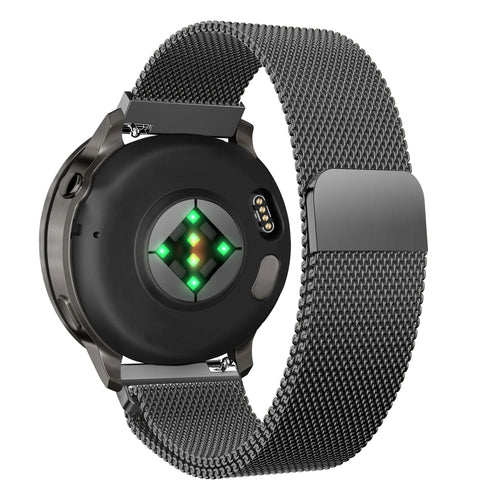 Bandz Garmin Venu 4 - 41mm Milanese Loop Strap (Black)