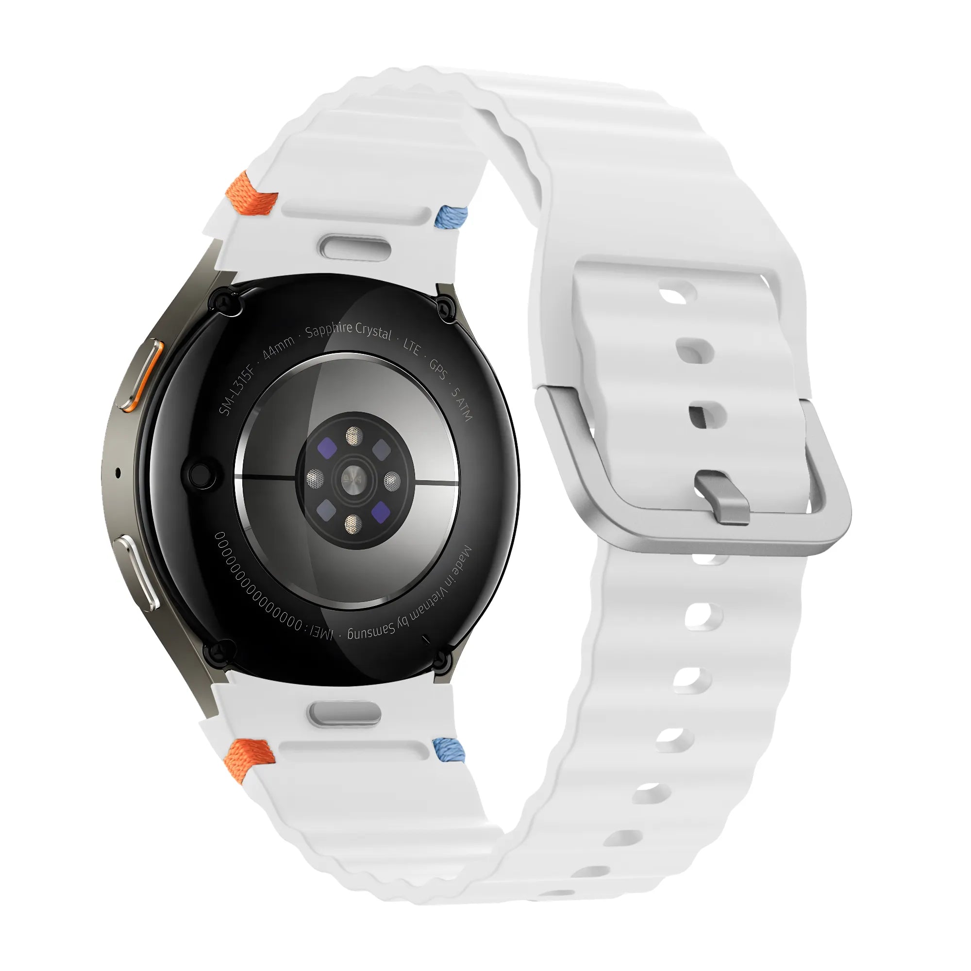 Bandz Correa Wave 'Easy Fit' Samsung Galaxy Watch 7 - 44mm (blanco)