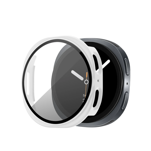 Bandz Funda PC con vidrio Samsung Galaxy Watch 8 - 40mm (blanco)