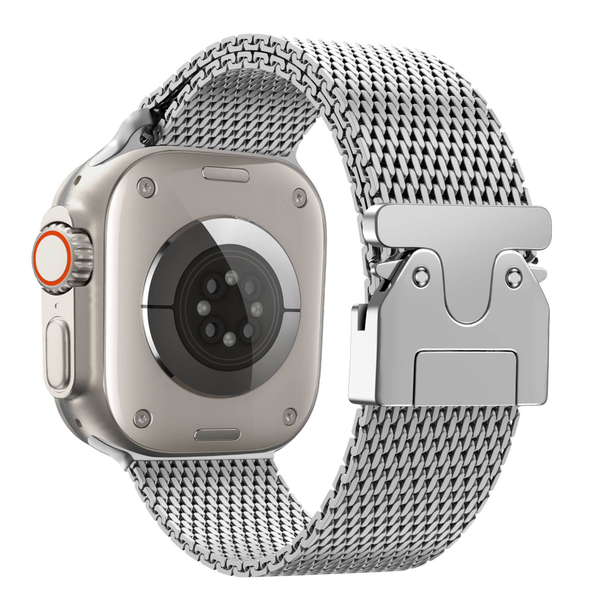 Bandz Correa milanesa Loop con hebilla-P Apple Watch Ultra (plata)
