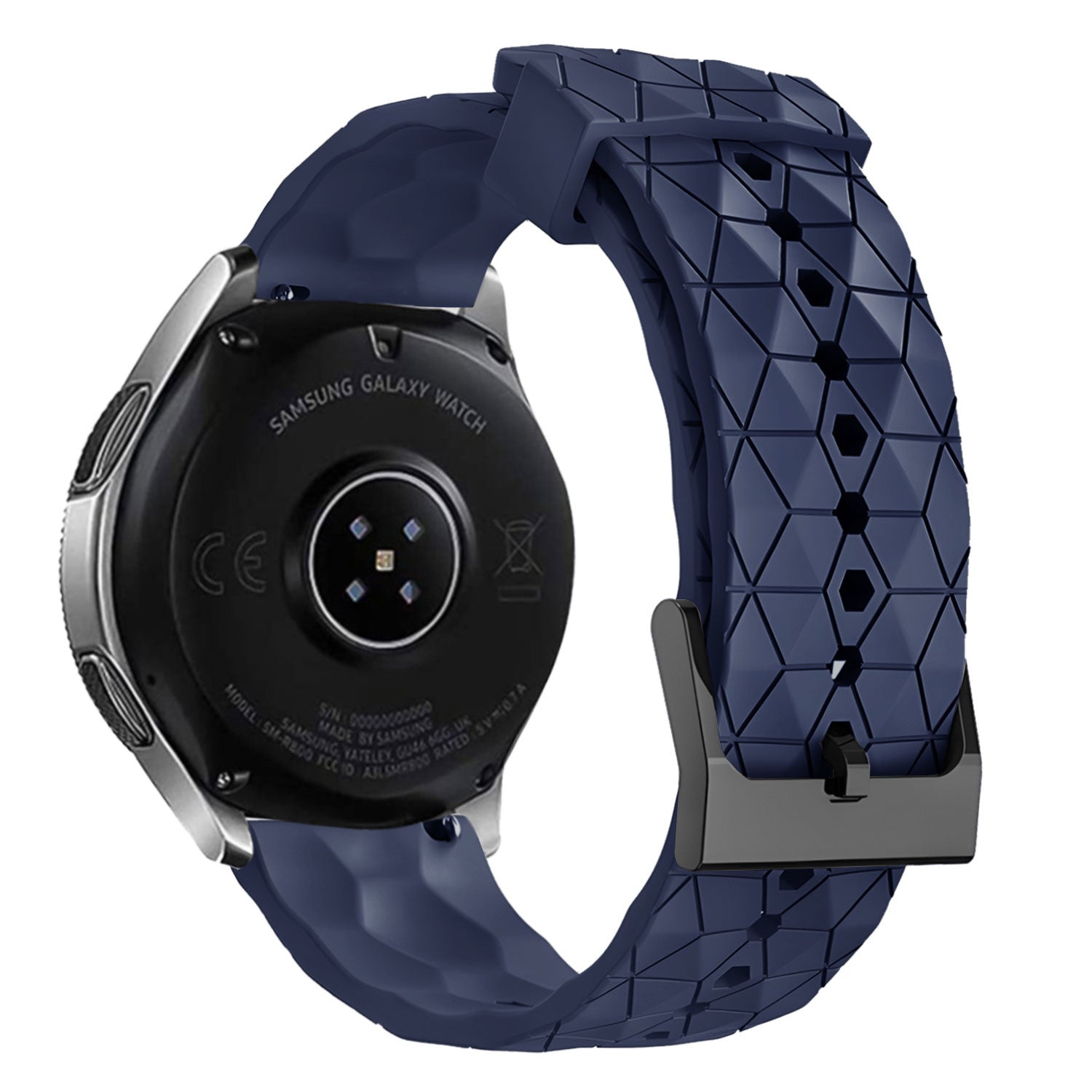 Amazfit Active Silicone Hexa Strap (Dark Blue)