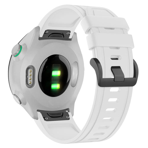 Bandz Correa silicona con hebilla Garmin Approach S70 - 42mm (blanco)