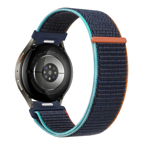 Bandz Correa nylon 'Easy fit' Amazfit Balance 2 (azul oscuro mix)