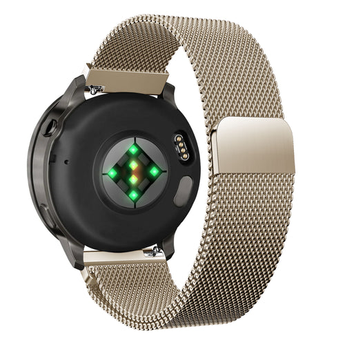 Bandz Garmin Venu 4 - 41mm Milanese Loop Strap (Vintage Gold)