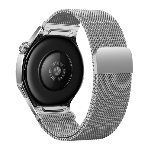 Bandz Xiaomi Mi Watch 'One Push' Milanese Strap (Silver)