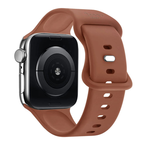 xoxo Wildhearts Apple Watch Silicone Strap (Brown)