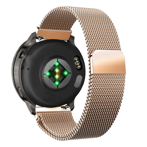 Bandz Correa milanesa Loop Garmin Venu 4 - 41mm (rosa dorado)