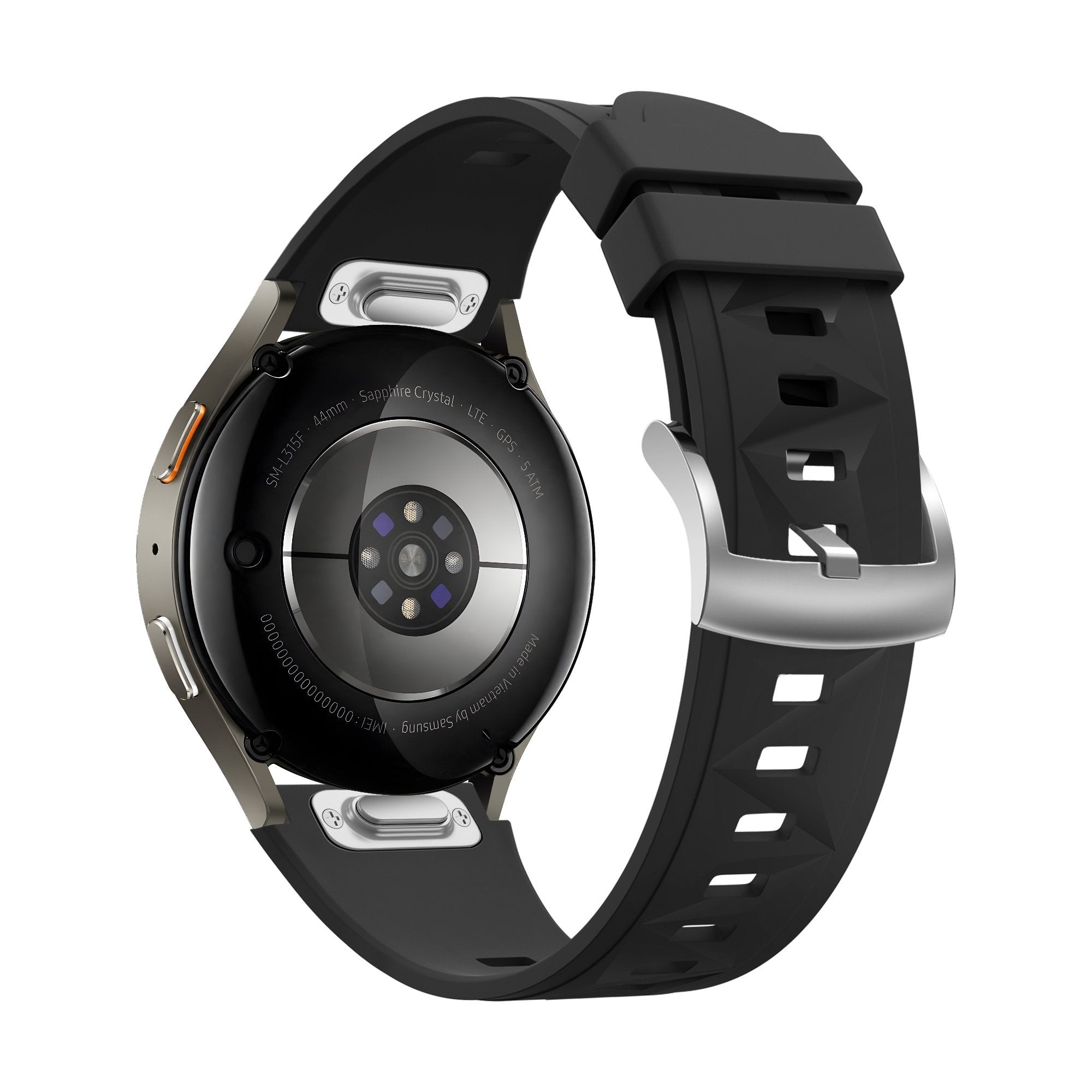 Bandz Correa silicona 'Easy Fit' Withings ScanWatch Light (negro)