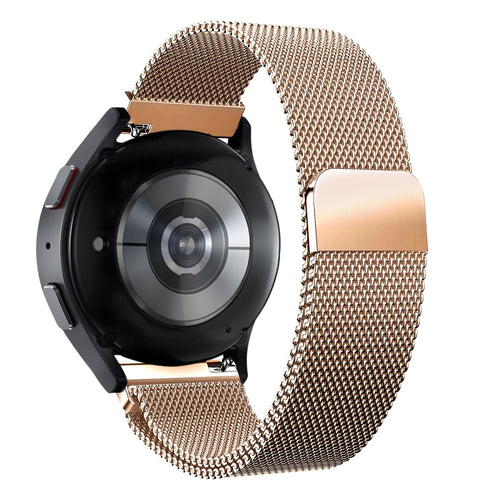 Bandz Correa milanesa Garmin Venu 2 Plus (rosado dorado)