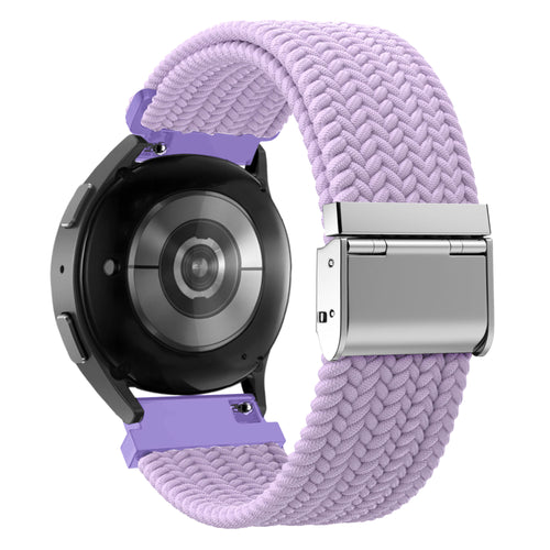 Bandz Correa nylon trenzada Garmin Venu (morado claro)