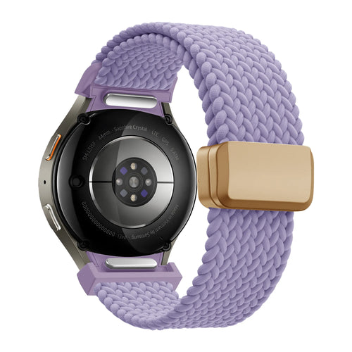Bandz Correa tejida 'Easy Fit' Samsung Galaxy Watch FE (lila)