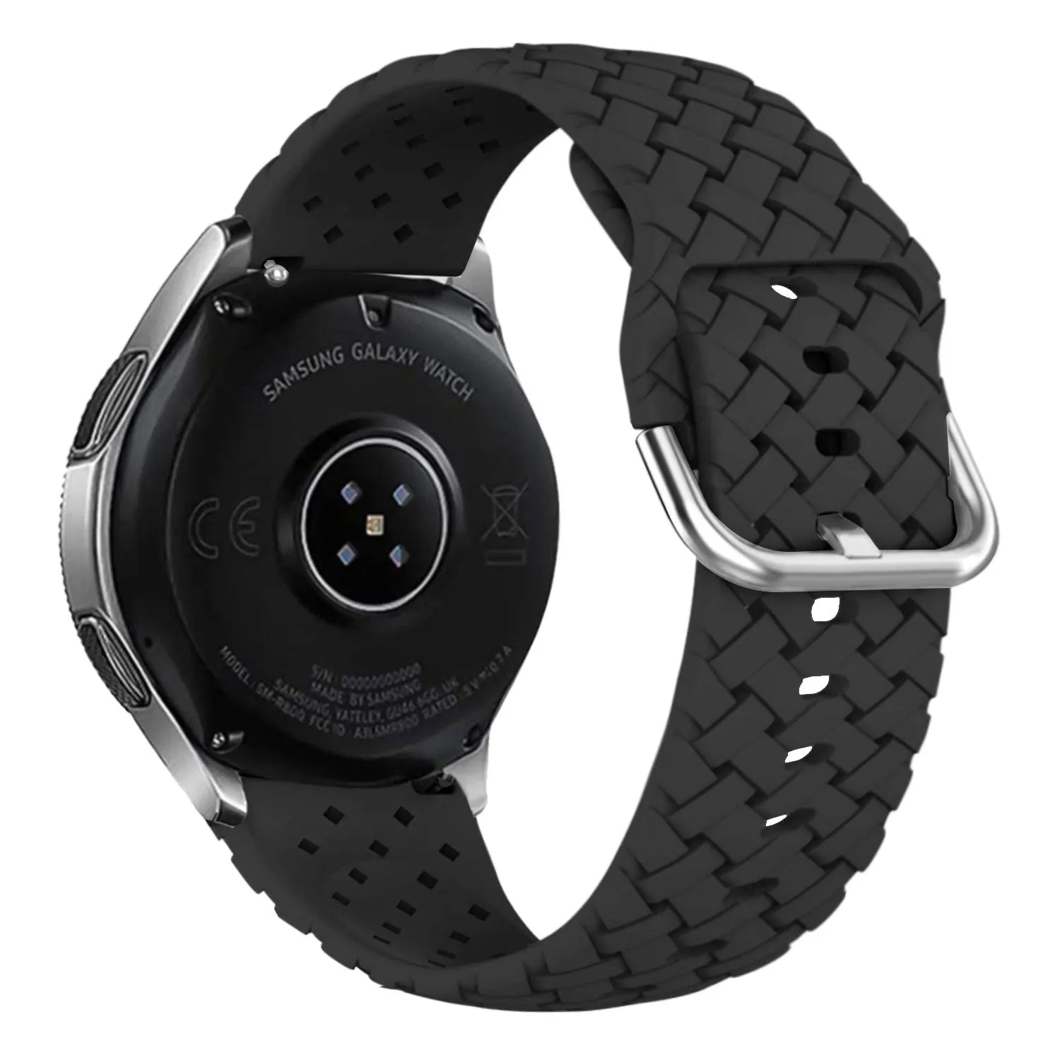 Correa silicona trenzada Amazfit GTR Mini (negro)