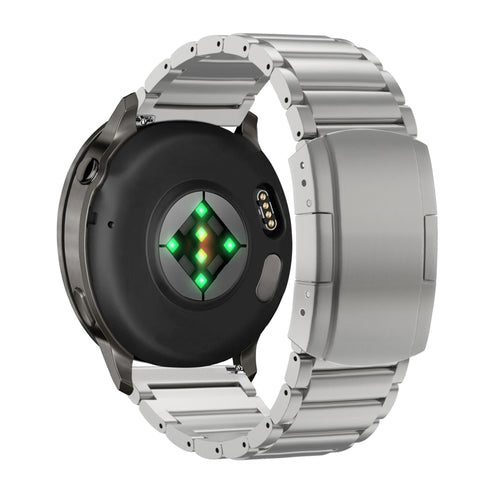 Bandz Garmin D2 Air X15 Titanium Link Strap (Silver)